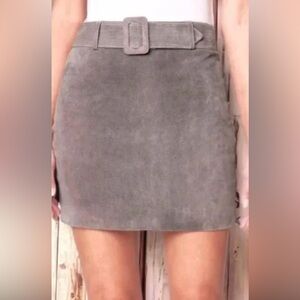 Blank NYC Gray Mini Skirt